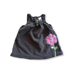 Carter's warm fleece flower jumper dress